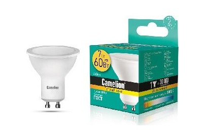 CAMELION (11654) LED7GU10/830/GU10/7Вт
