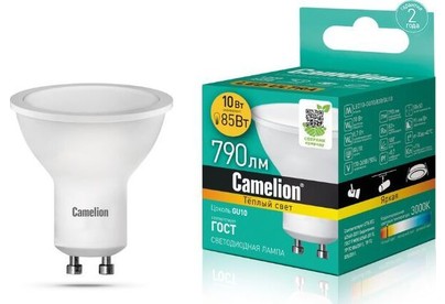 CAMELION (13682) LED10GU10/830/10Вт