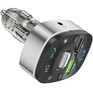 HOCO (6931474789075) E71 Crystal transparent discovery edition QC3.0 car BT FM черный