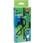 AKSBERRY (6900209120018) R150, jack 3.5mmjack 3.5mm, круглый в тканевой оплетке,1м , черный
