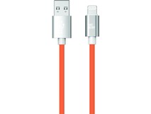 AKSBERRY (6900344960012) X165 USBA  Lightning 2.4 A 18W PD 1 м, оранжевый
