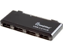 SMARTBUY (SBHA6110K) 4 порта черный