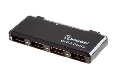 SMARTBUY (SBHA6110K) 4 порта черный