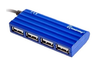 SMARTBUY (SBHA6810B) 4 порта синий