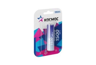 КОСМОС KOC18650LIION15UBL1