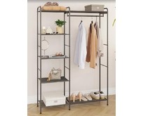 ЗМИ Гардеробная система Валенсия 1 (VALENCIA 1 clothes rack) (Графит) ГСВ1 ГР