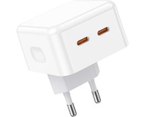 BOROFONE (6941991101113) BA76A 2TypeC 3.0A PD 35W , White