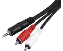 5BITES AC35J2R020M AUDIO / 3.5 JACK M / 2*RCA M / STEREO / 2M