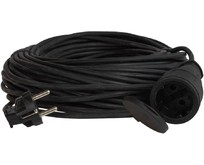 КОСМОС YSHKsm50m1g(10A)KG шнур 1 гнездо , 10А  50 м , Черный