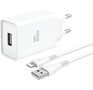 AKSBERRY (6900221580012) T40 1USB 24A + Lightning (белый)