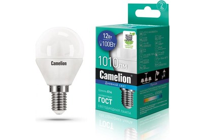 CAMELION (13697) LED12G45/865/E14/12Вт
