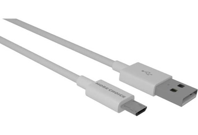 MORE CHOICE (4627151195964) K24m USB 2.1A microUSB белый  1,0m