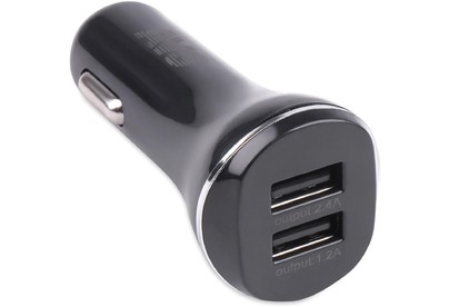 AVS A07281S USB 2 порта UC322 (2,4А, черный) (Black Edition)