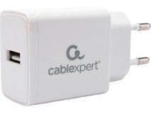 CABLEXPERT (22211) ЗУ5Вт, 1А, 1хUSB, белый, пакет