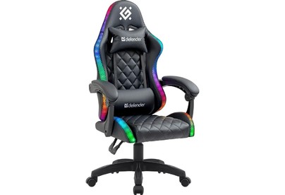 DEFENDER Игровое кресло Energy Черный,RGB,класс 4,PU