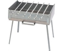PALISAD Мангалдипломат в сумке 410X280X125 мм, 1,5 мм, 6 шампуров в комплекте, Россия CAMPING 69538