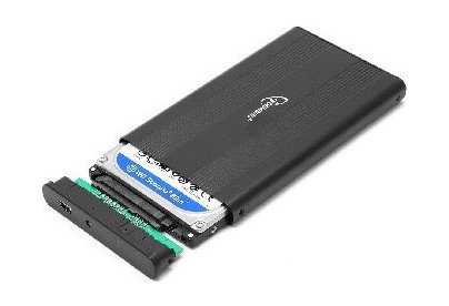 GEMBIRD (13045) EE2U2S5 внешний корпус 2.5, черный, USB 2.0, SATA, металл