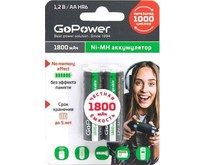 GOPOWER (0000015317) R6 AA BL2 NIMH 1800MAH