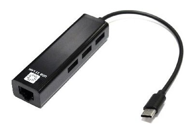 5BITES UA3C4509BK USB3.1 / 3*USB2.0 / RJ45 100MB / BLACK