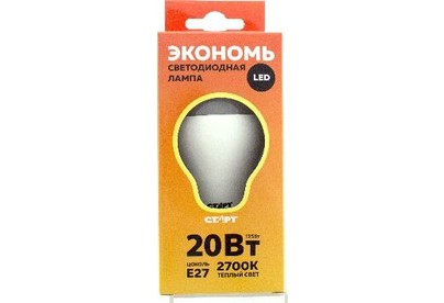 СТАРТ (17285) LEDGLSE27 20W30 WS