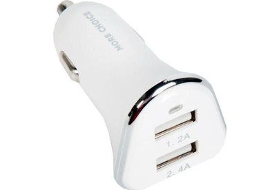MORE CHOICE (4627151191409) AC22i 2USB 2.4A для 8pin White