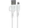 MORE CHOICE (4620202554277) K81i 2м USB 2.4A для Lightning , белый