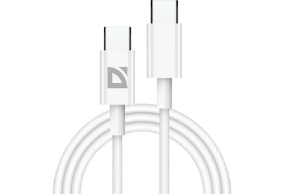 DEFENDER (87507) USB кабель F182 TypeCTypeC 1м, 30 Вт, PD,TPE,белый