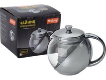 MALLONY Чайник заварочный MENTA500, объем: 500 мл, корпус/фильтр из нерж стали (910109)
