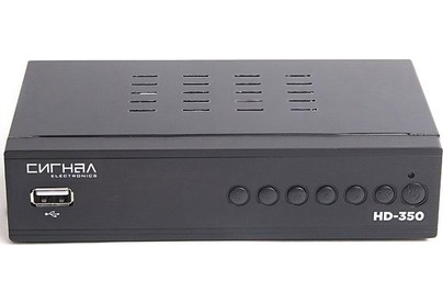 СИГНАЛ DOLBY DIGITAL DVBT2/C HD HD350 металл, дисплей
