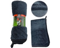 LISA LS0111 из суперплотной микрофибры для чистки, сушки и полировки кузова 40х60см, высокий ворс, плотность 600г/м2 48877