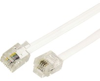 REXANT (183021) RJ11(6P4C), длина 2 метра, белый