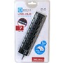 5BITES HB27203PBK 7*USB2.0 / БП 5В2А / 1M / BLACK