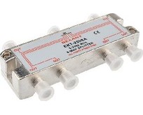 REXANT (056204) ДЕЛИТЕЛЬ ТВ Х 6 ПОД F РАЗЪ М 52500 МГЦ СПУТНИК
