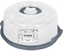 SUGAR&SPICE SE229110026 STONE с паровыпускным клапаном d250 с поддоном темный камень