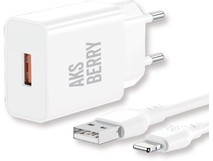 AKSBERRY (6972969383064) T42 QC30 + кабель (белый)