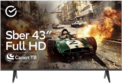 SBER SDX43F2124 Smart Салют ТВ Frameless черный