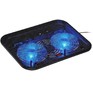 BURO Подставка для ноутбука BULCP140B214H 14 338x255x22мм 1xUSB 2x 140ммFAN 480г металлическая сетка/пластик черный