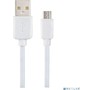 PERFEO (U4007) USB A вилка  Micro USB вилка, 2.4A, белый, 1 м, Micro ONE