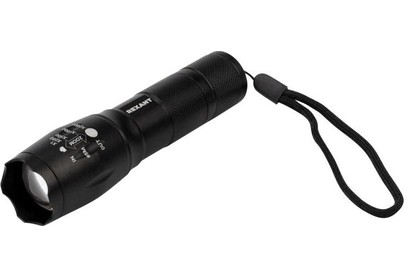 REXANT (75718) Фонарь ручной сверхъяркий, алюминий, 3 х ААА