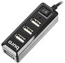 BURO Разветвитель USB 2.0 BUHUB40.5LU2.0 4порт. черный