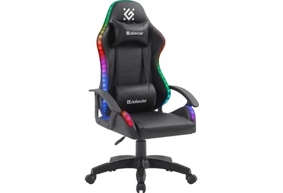 DEFENDER (64045) Factor X RGB,Черный,класс 2,PU Черный
