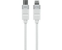 MORE CHOICE (4620202555045) K87ia USB 3.0A PD 27W для Lightning ng 8pin TypeC  1м , белый