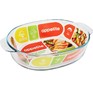 APPETITE PLH19 стекл овал 34х25х8,5см/3,5л глубокая с руч