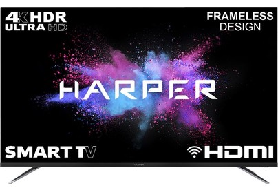 HARPER 65U750TST2 UHD 4K SMART TV безрамочный