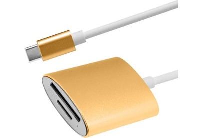 АТОМ (31050) USB TypeCMicro SD\TF, золотой