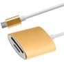 АТОМ (31050) USB TypeCMicro SD\TF, золотой