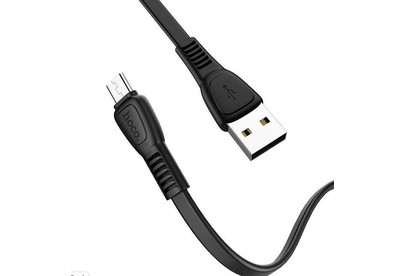 HOCO (6931474711670) X40 USB (m)microUSB (m) 1.0м  черный