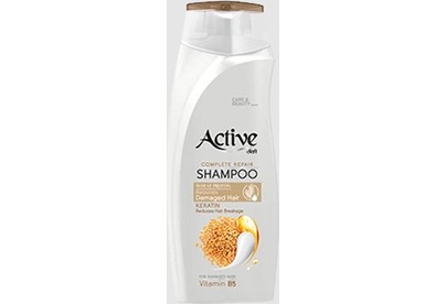 ACTIVE Шампунь восстанавливающий для поврежденных волос CARE & BEAUTY. С протеином, кератином и витамином B5, 350 мл (512102055)