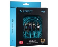 ASPECT RCACL4.5, Cyan Line, витая пара, OFC, 1 экран, 4RCA4RCA, 5м