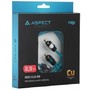 ASPECT Межблочный кабель RCACL2.25, Cyan Line, витая пара, OFC, 1 экран, 2RCA2RCA, 2.5м